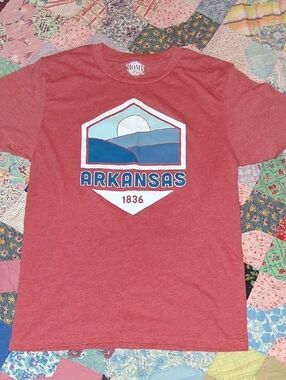 Arkansas Graphic Tee - Red